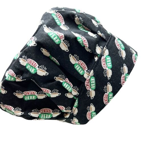 Scrub Cap Bouffant Style Elastic Back Friends Central Perk Handmade - Picture 3 of 5